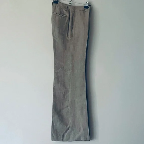 NWT MICHAEL Michael Kors Size 0 Flax Linen Wide-leg Trousers - Picture 4 of 12